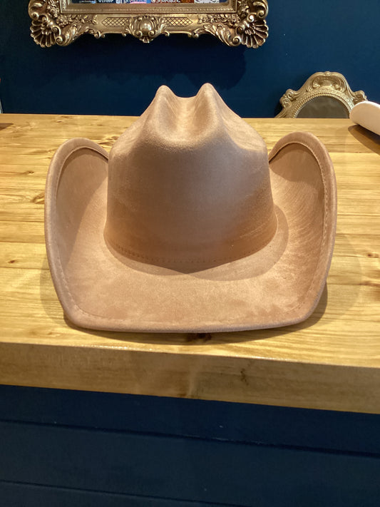 Brown cowboy hat